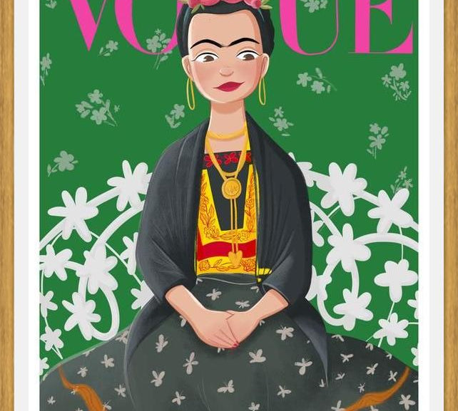 Cuadro Frida Vogue