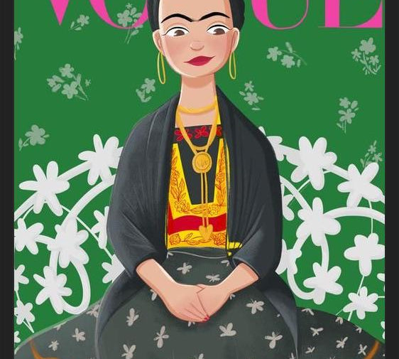 Cuadro Frida Vogue