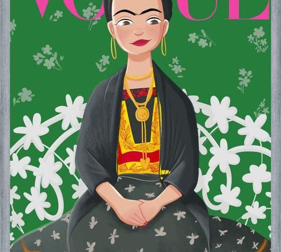 Cuadro Frida Vogue