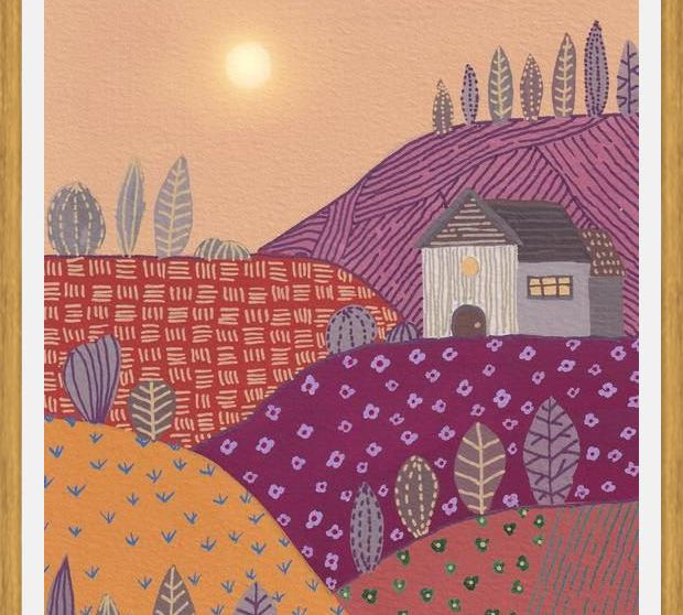 Cuadro Warm landscape II