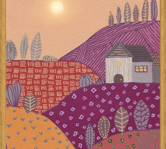 Cuadro Warm landscape II