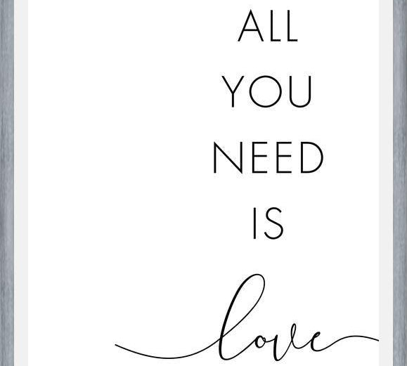 Cuadro All you need is love