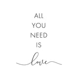 Canvas All you need is love
