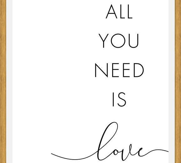 Cuadro All you need is love