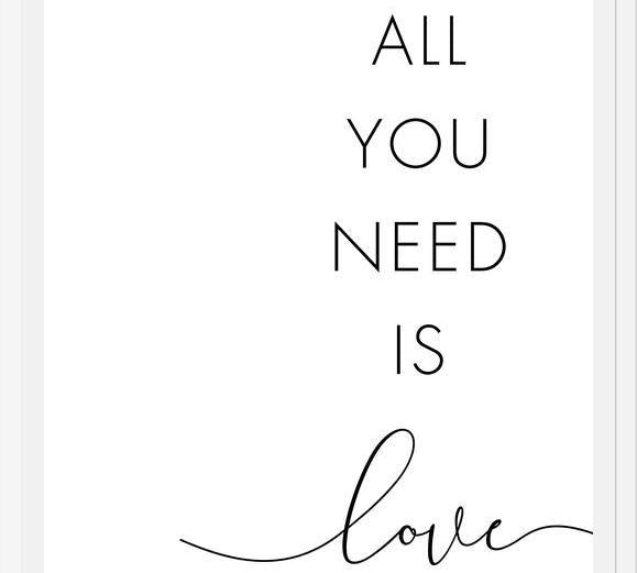 Cuadro All you need is love