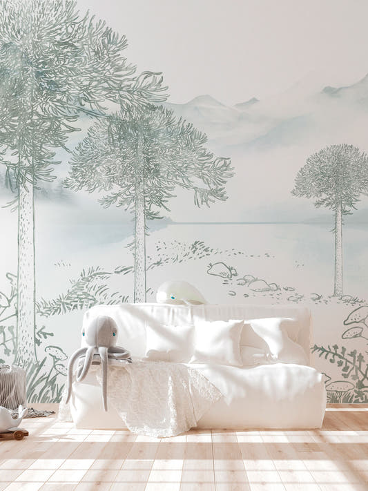 Papel Mural Araucarias