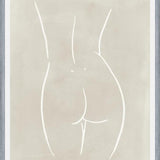 Cuadro Female body sketch - Sand