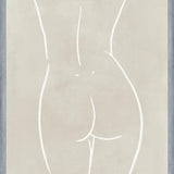 Cuadro Female body sketch - Sand