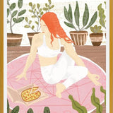 Cuadro Yoga + Pizza