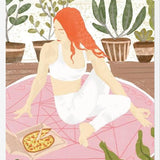 Cuadro Yoga + Pizza