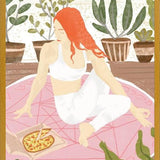 Cuadro Yoga + Pizza