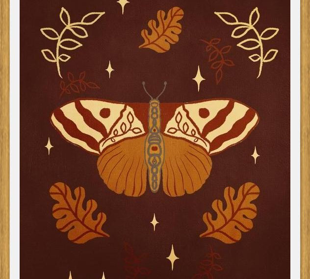 Cuadro Vintage Butterfly