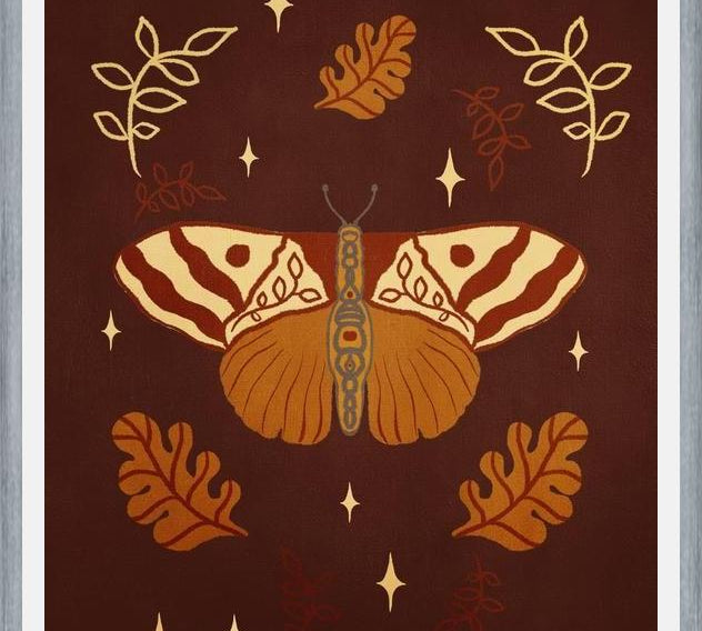 Cuadro Vintage Butterfly