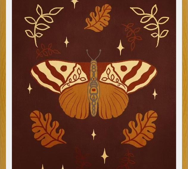 Cuadro Vintage Butterfly