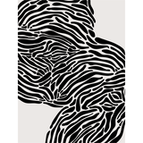Canvas Tree Print 02 Black