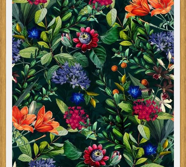 Cuadro Dark Garden VI