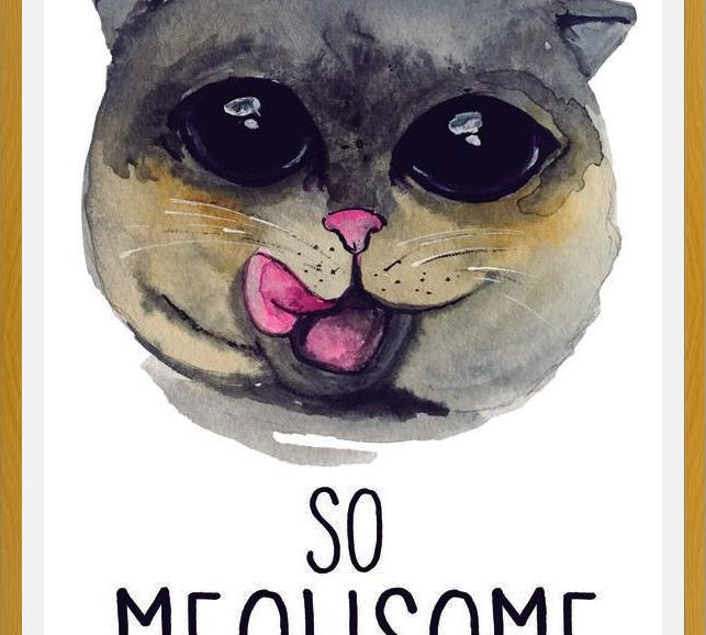 Cuadro meowsome