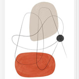 Cuadro Abstraction with gray lines 3