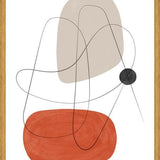 Cuadro Abstraction with gray lines 3