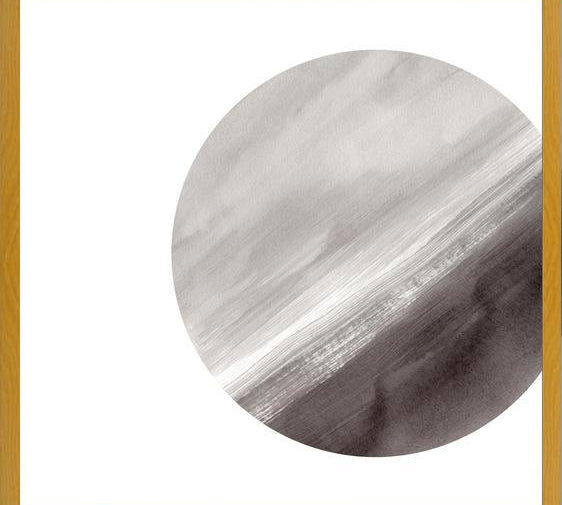 Cuadro Full moon - Gray tones