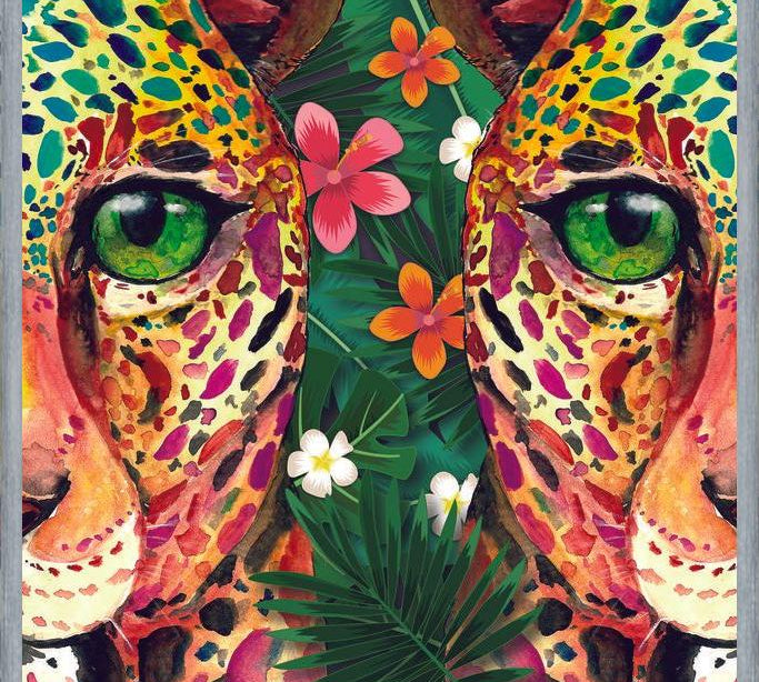 Cuadro leopardos
