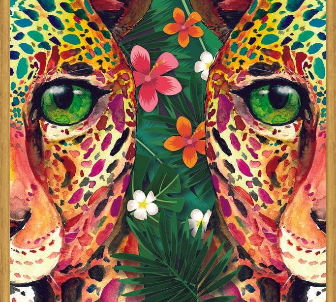 Cuadro leopardos