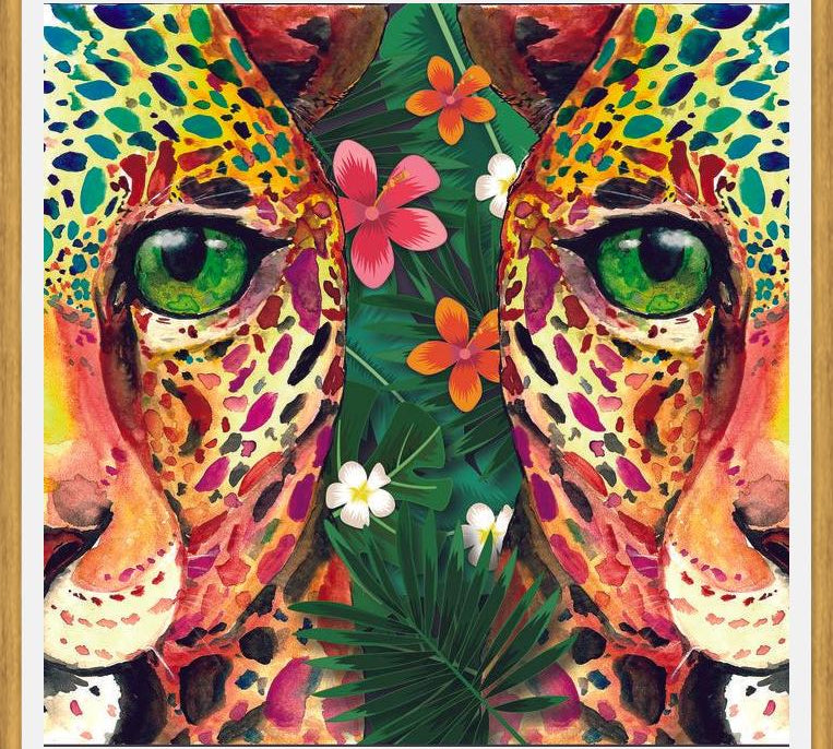 Cuadro leopardos