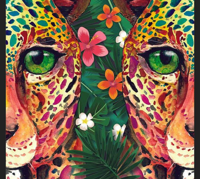 Cuadro leopardos