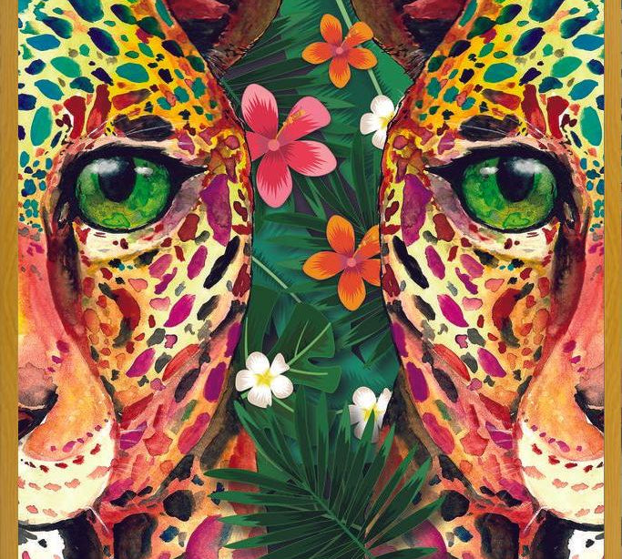 Cuadro leopardos