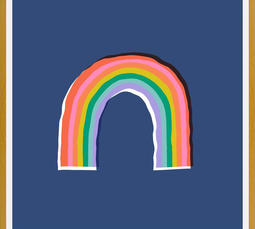 Cuadro Color Rainbow Blue