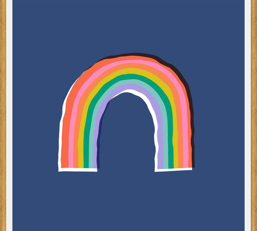 Cuadro Color Rainbow Blue