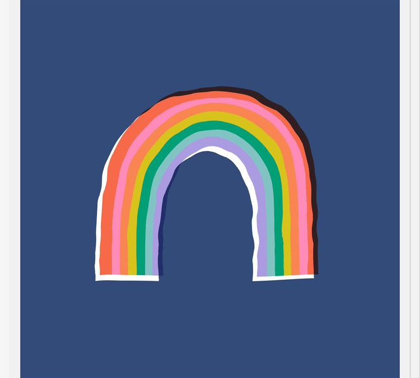 Cuadro Color Rainbow Blue
