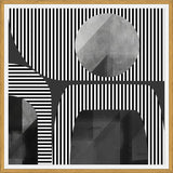 Cuadro Abstracto sobre Geométrico 2