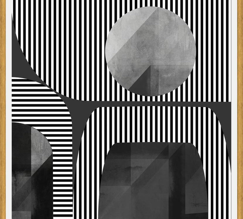 Cuadro Abstracto sobre Geométrico 2