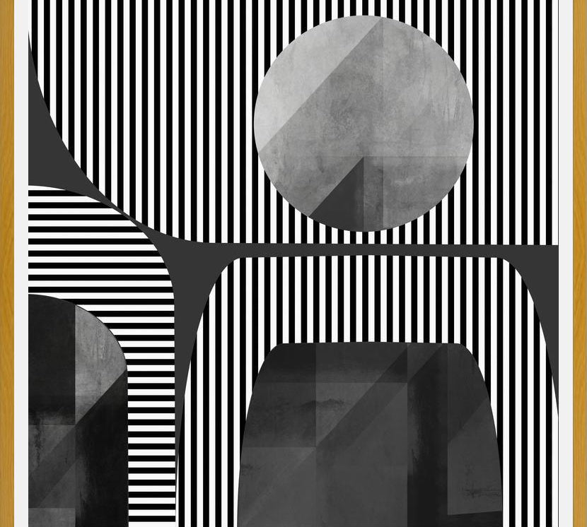 Cuadro Abstracto sobre Geométrico 2