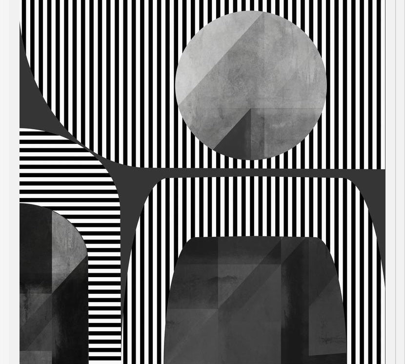 Cuadro Abstracto sobre Geométrico 2