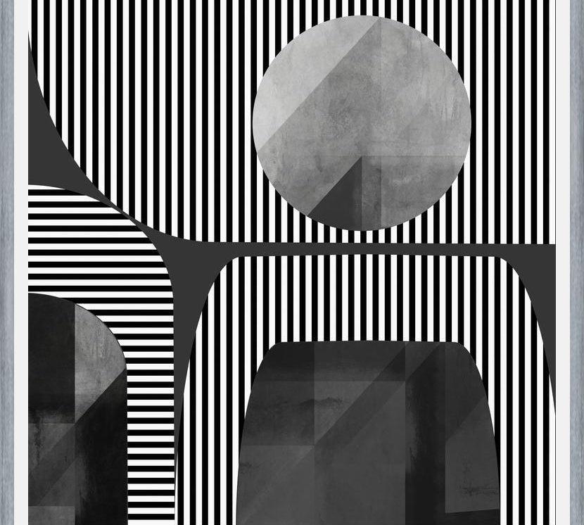 Cuadro Abstracto sobre Geométrico 2
