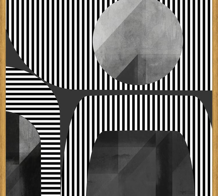 Cuadro Abstracto sobre Geométrico 2