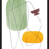 Cuadro Abstraction with gray lines 12
