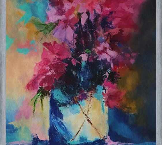 Cuadro Vase with Flowers 3