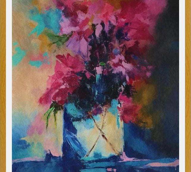 Cuadro Vase with Flowers 3