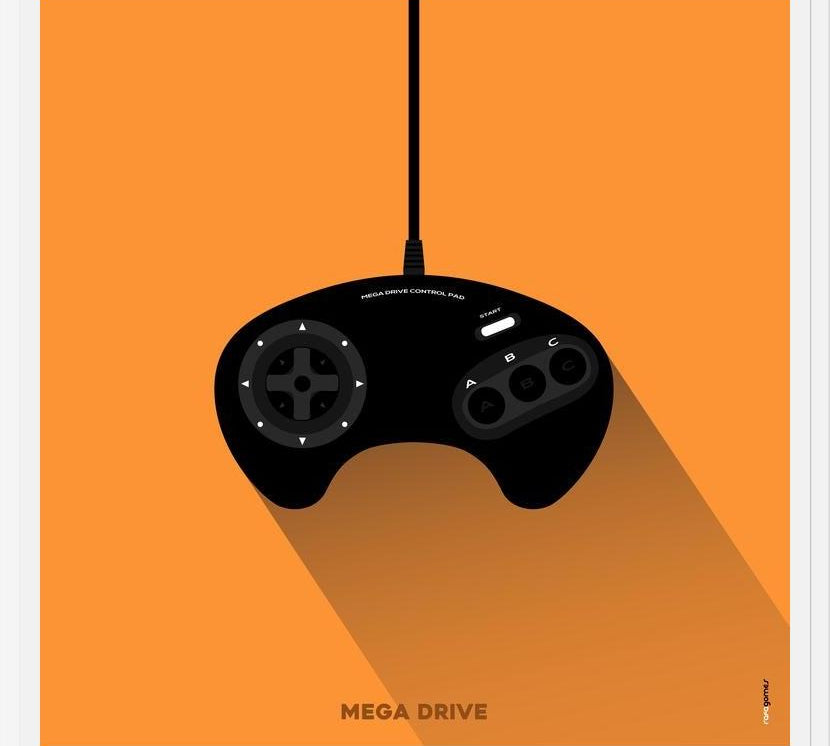 Cuadro Videojuego Mega Drive