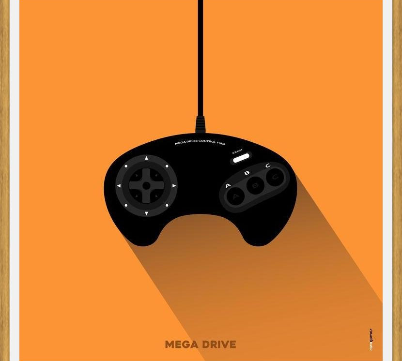 Cuadro Videojuego Mega Drive