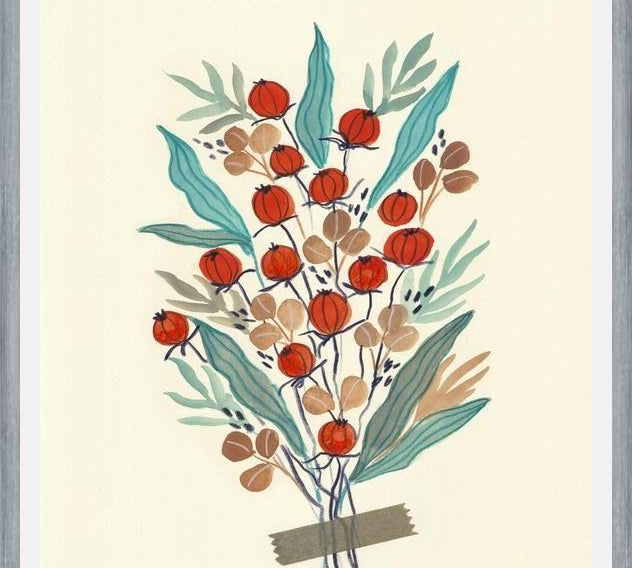 Cuadro Retro Floral Arrangement 03