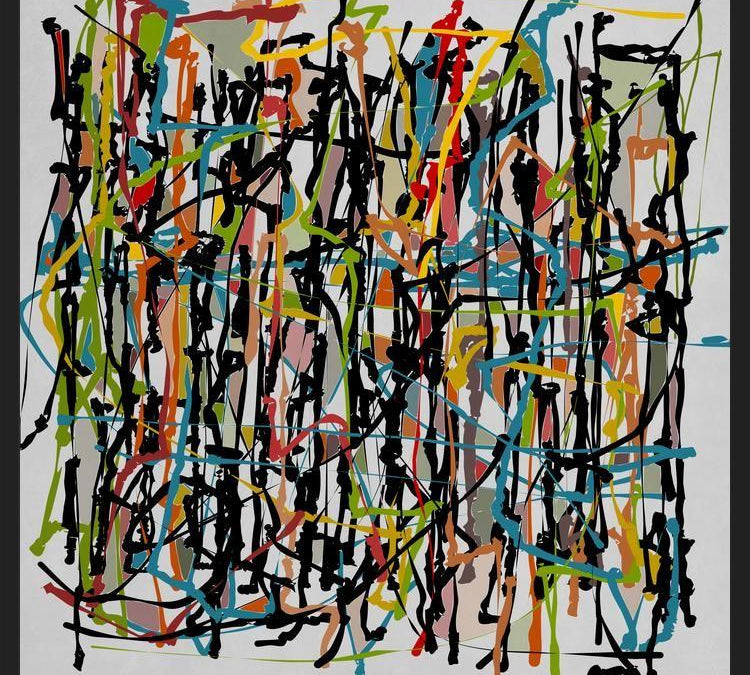 Cuadro Pollock Wink