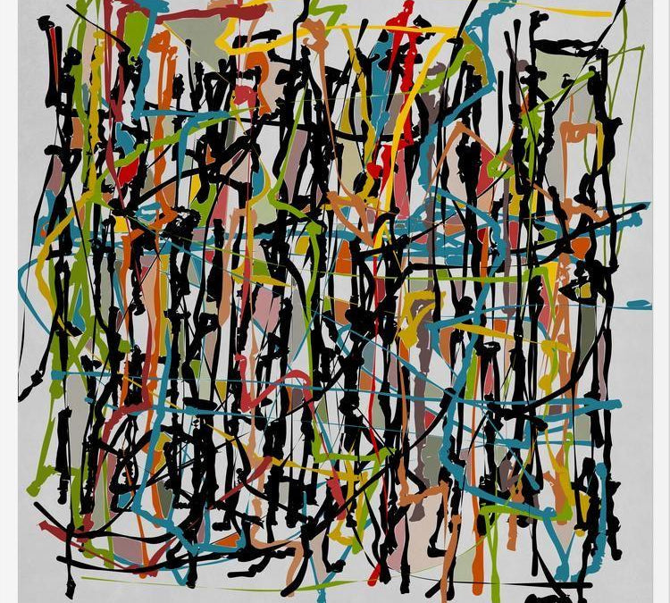 Cuadro Pollock Wink