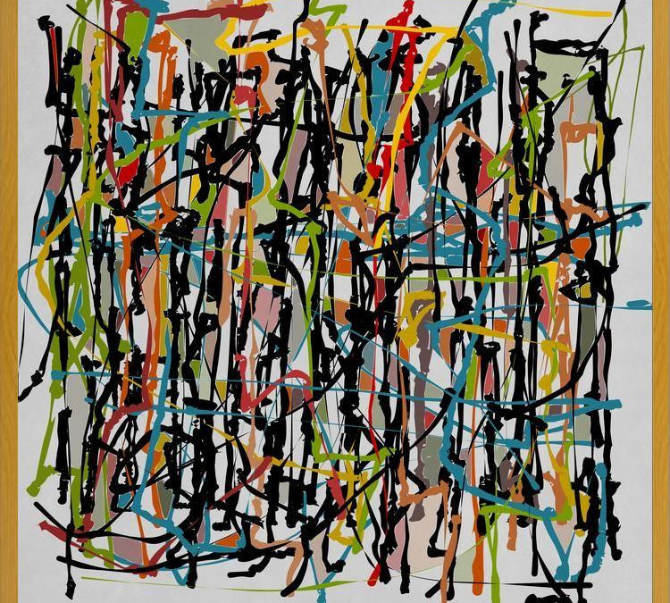 Cuadro Pollock Wink