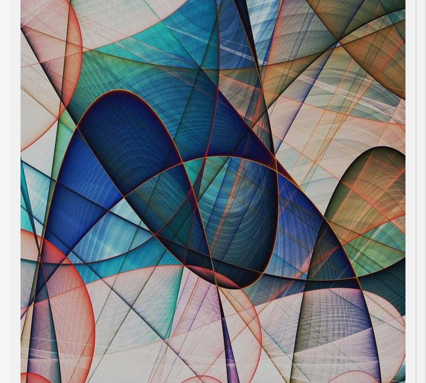 Cuadro The Fractal Dance 4