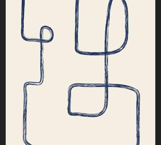 Cuadro Blue Ways