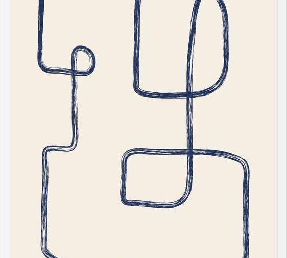 Cuadro Blue Ways